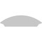 Ekena Millwork Arched Architectural Grade PVC Pediment, 34"W x 12"H x 2-3/4"P PEDP034X120ARD00 - alternate 3